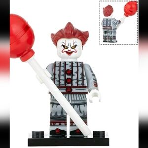 It CUSTOM  MINIFIG MINI FIGURE pennywise hirror film